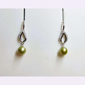 Frosted Flame Earrings