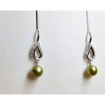 Frosted Flame Earrings