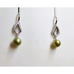 Frosted Flame Earrings