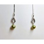 Frosted Flame Earrings