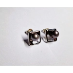 Canvas Pearl Earrings