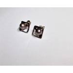 Canvas Pearl Earrings