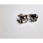 Canvas Pearl Earrings