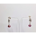 Swirling Hoop Earrings