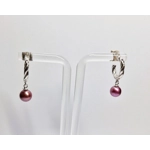 Swirling Hoop Earrings