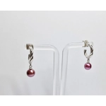 Swirling Hoop Earrings