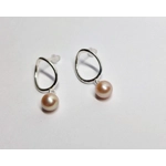 Oval Wave Earrings