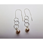 Hoops Thread Through Earrings