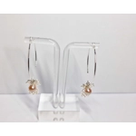 Pineapple Hoop Earrings