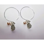 Pineapple Hoop Earrings