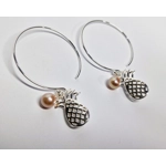 Pineapple Hoop Earrings