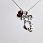 Dog's Outline Pendant
