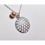 Domed Honeycomb Pendant