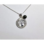 CZ Tree Of Life Pendant