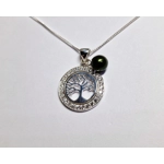 CZ Tree Of Life Pendant
