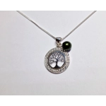 CZ Tree Of Life Pendant