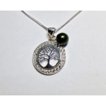 CZ Tree Of Life Pendant