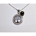 CZ Tree Of Life Pendant