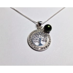 CZ Tree Of Life Pendant