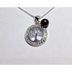CZ Tree Of Life Pendant
