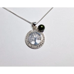 CZ Tree Of Life Pendant