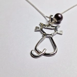 Cat's Outline Pendant