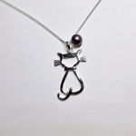Cat's Outline Pendant
