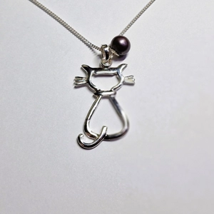 Cat's Outline Pendant