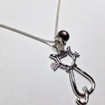Cat's Outline Pendant