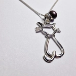 Cat's Outline Pendant
