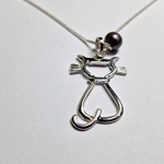 Cat's Outline Pendant