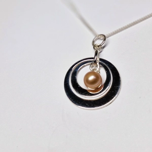 Stacked Discs Pendant