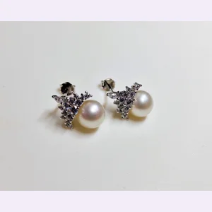 Cluster Crown Earrings