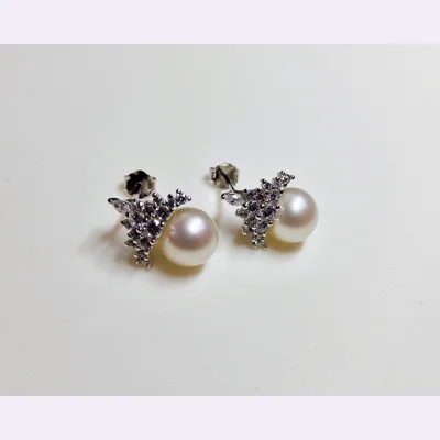 Cluster Crown Earrings