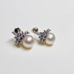 Cluster Crown Earrings