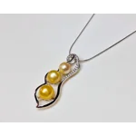 Pea Pod Three Pendant