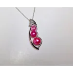 Pea Pod Two Pendant