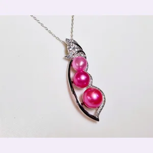 Pea Pod Two Pendant