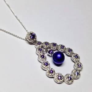 Opulent Lustre In Purple Pen..