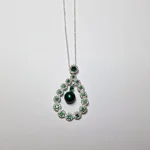 Opulent Lustre In Green Pendant