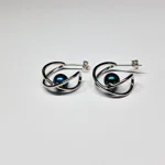 Hoop Crossover Earrings