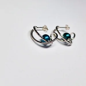 Hoop Crossover Earrings