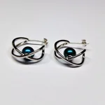 Hoop Crossover Earrings