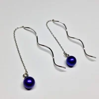 Thread Through Twirl Earrings