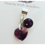 February Birthstone Charm