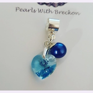 March Birthstone Charm