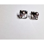 Canvas Pearl Earrings