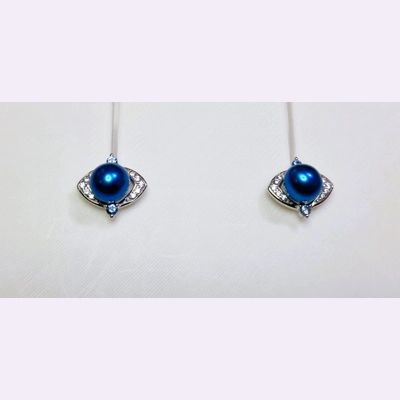 Blue Eye Earrings