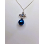 Blue Clover Pendant