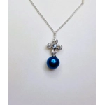 Blue Clover Pendant